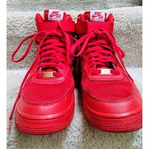 Nike Men's Nike ID Customized Red Air 1 '07 Shoes Size 11